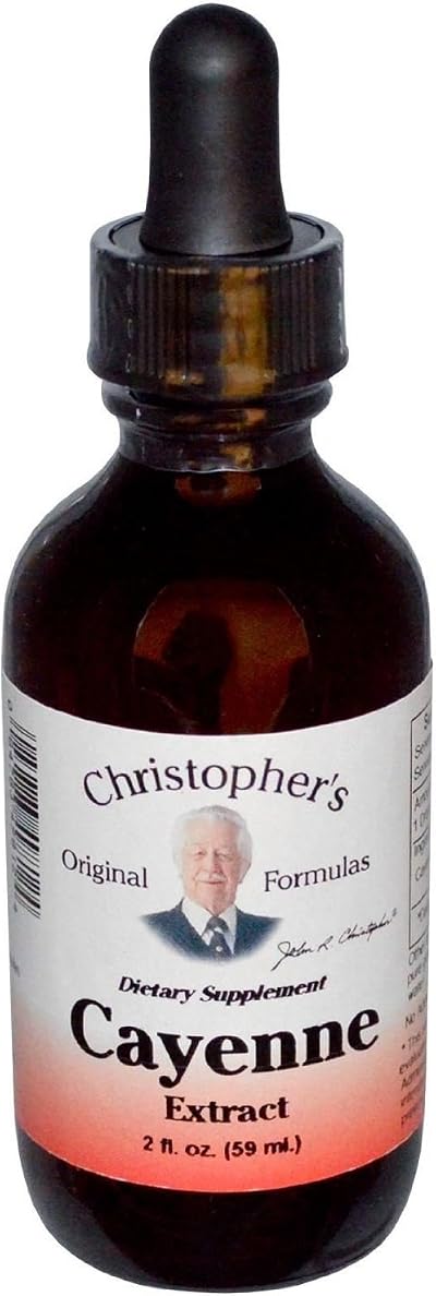 Christopher's Cayenne Pepper Extract 40000 HU 2 oz Herbal Supplement