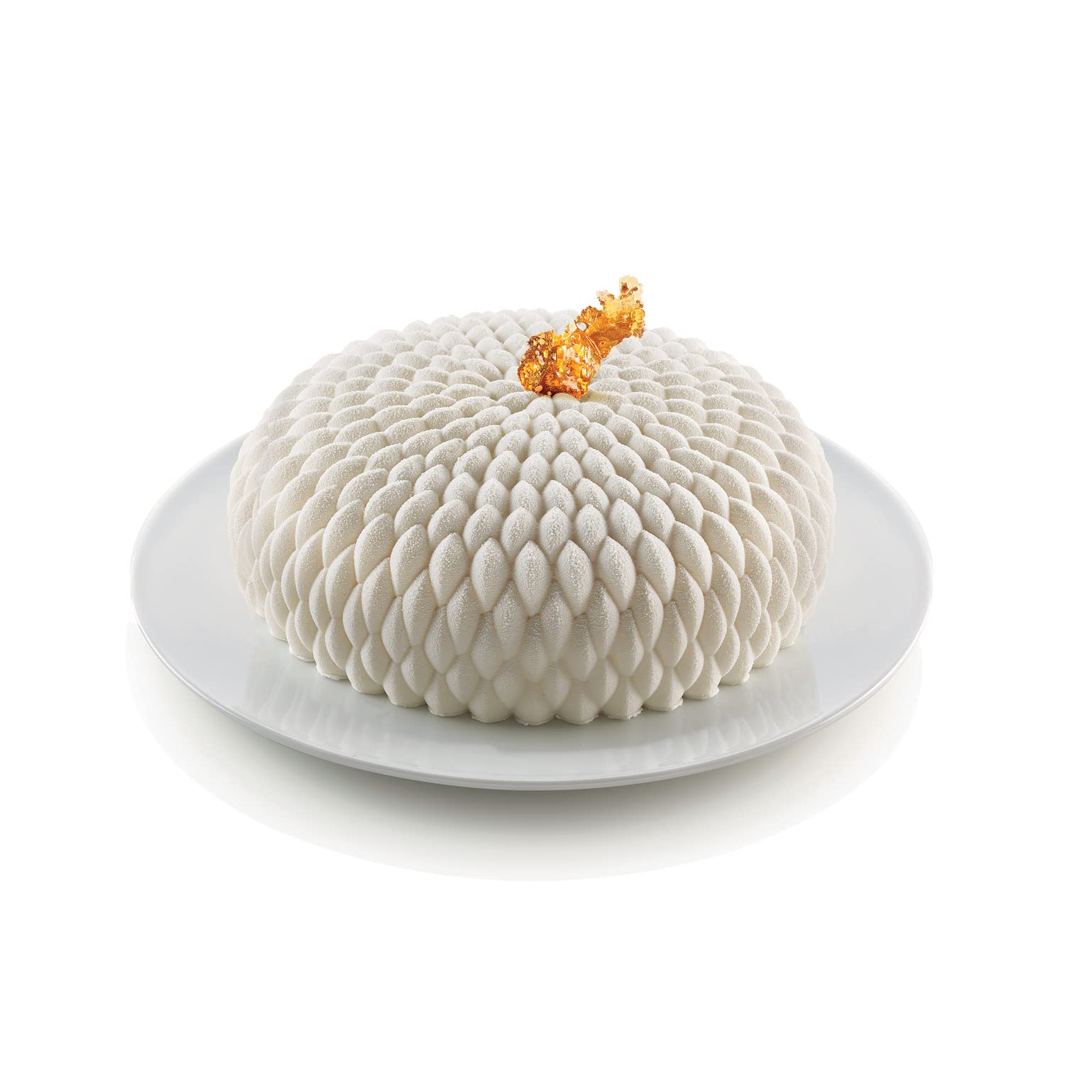 Silikomart | Silicone Cake Mould Modern HONORÉ, Non-Stick, Pack of 1 Cake Mould, 3D Design, Ø 195 h 70 mm, Volume 1600 ml, Made in Italy