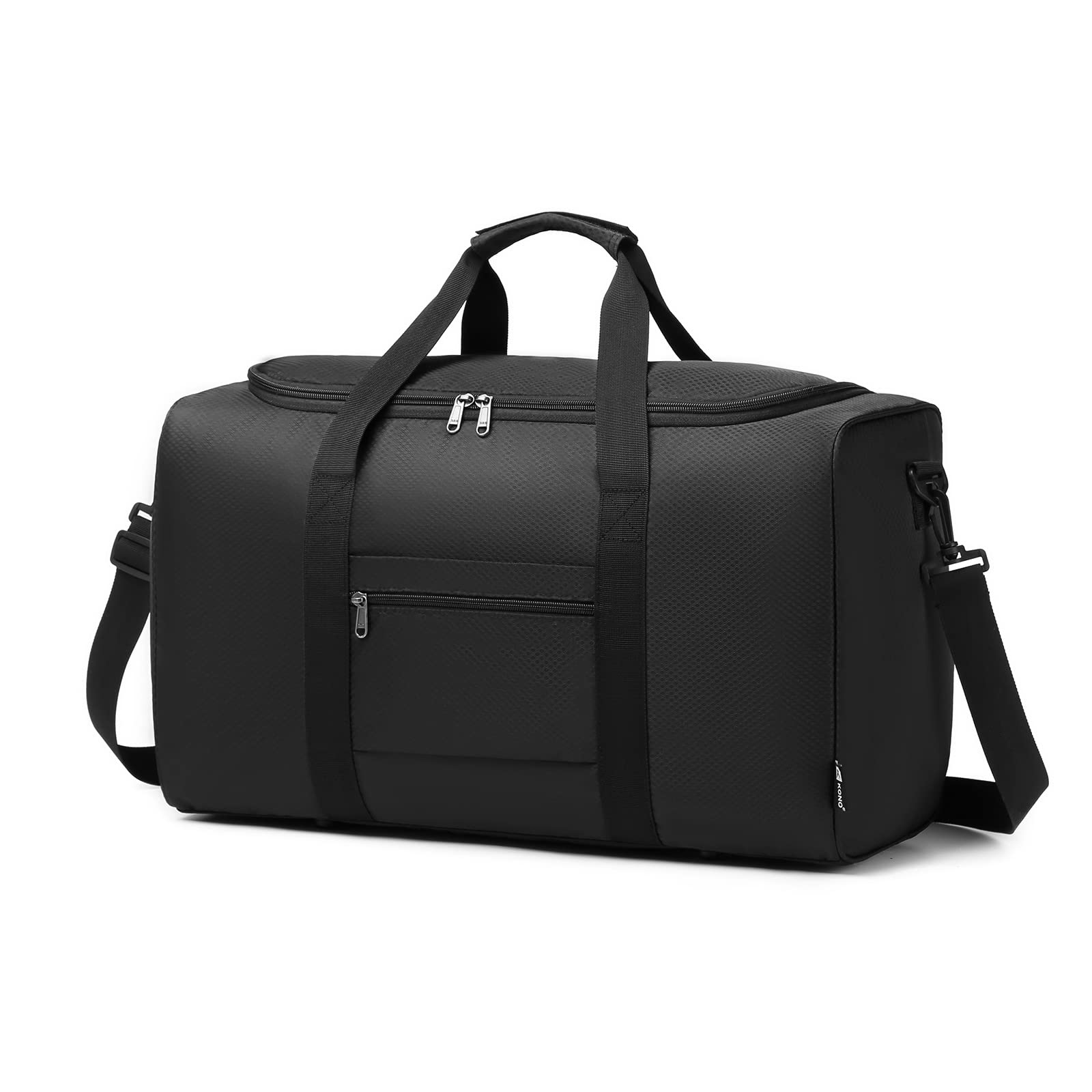 Kono Travel Duffel Bag Lightweight Carry on Holdall Overnight Weekend Bag with Shoulder Strap 31L
