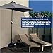 EasyGo Half Umbrella Base Weight Water Weighted Universal Stand