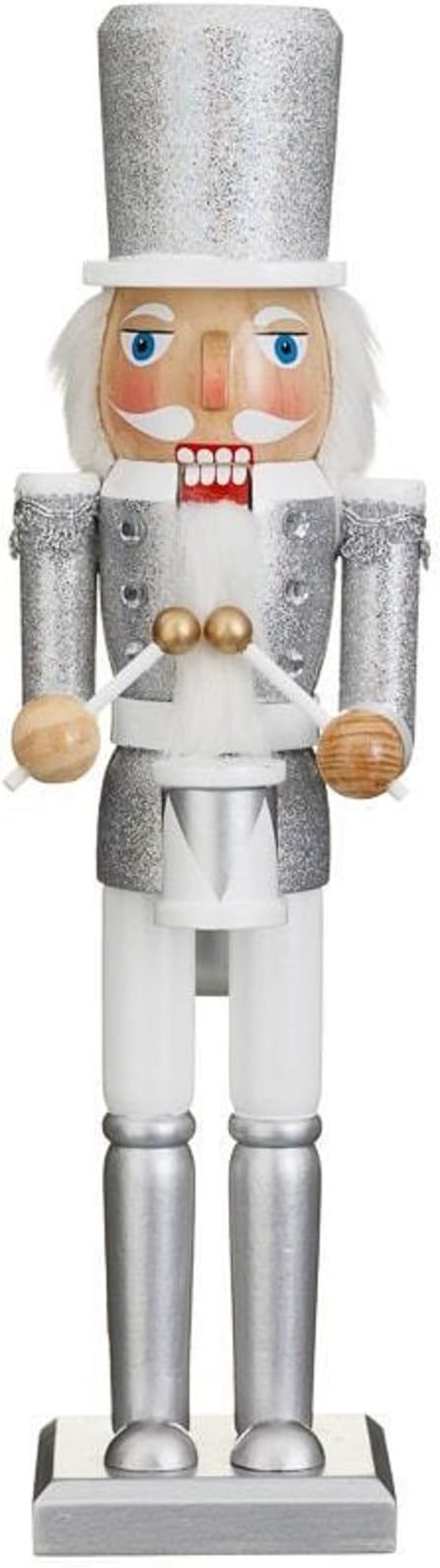 Amazing New Style Christmas Home Decoration Nutcracker Various Colour 38cm (Silver Base Silver Coat)
