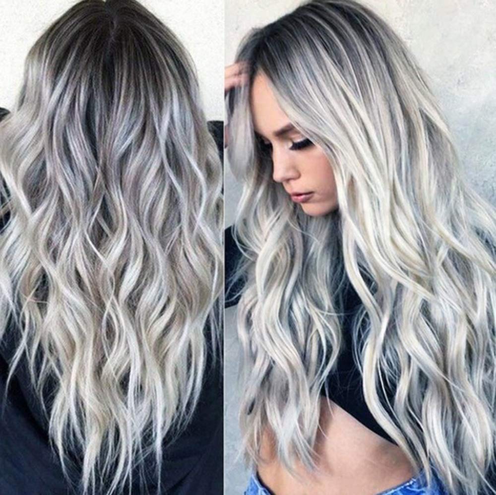 Amazon Com Europe And America Bleaching Dyed Long Curly