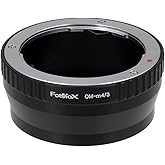 Fotodiox Lens Mount Adapter, Olympus OM Zuiko Lens to Micro 4/3 Olympus PEN and Panasonic Lumix Cameras