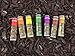 Eco Lips Lip Balm Mongo Kiss Organic 7 Pack - Vanilla Honey, Acai Berry, Peppermint, Pomegranate, Banana, Yumberry, Blood Orange, 100% Organic with Mongongo Oil - Soothe & Moisturize Dry, Cracked Lips
