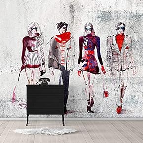 Wall Murals for Bedroom Beautiful Pictures Collage Removable Wallpaper Peel and Stick Wall Stickers - 66x96 inches