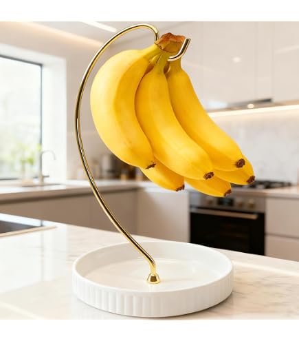 Amazon.com: Winkee 17885 AFFE Banana Holder, Plastic, Gold : Home