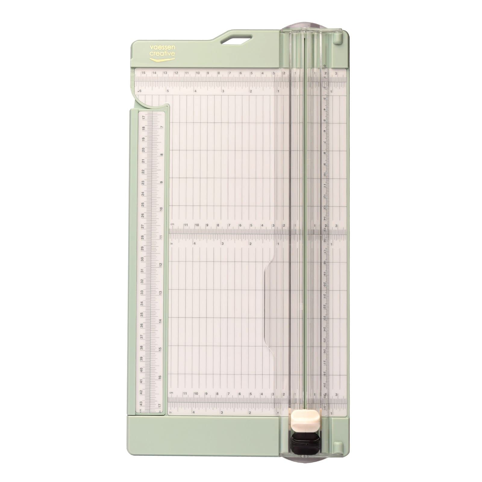 Vaessen Creative Trimmer and Scoring Board 6" for Scrapbooking, Cardmaking and Other Paper Crafts, Mint Green, 15,2 x 30,5 cm
