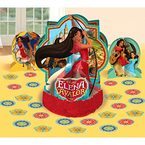 Disney Princess Elena of Avalor Party Table Decorations Kit ( Centerpiece Kit ) 23 PCS - Kids Birthday and Party Supplies Decoration