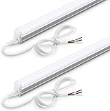 Barrina 2ft LED Batten Light 60cm T5 1100lm 10W 6500K 2 Pack