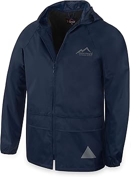 normani Kinder Softshelljacke Regenjacke mit Fleecefutter für Jungen und Mädchen - Wasserdichte, Winddichte Jacke mit 3M™ Sco