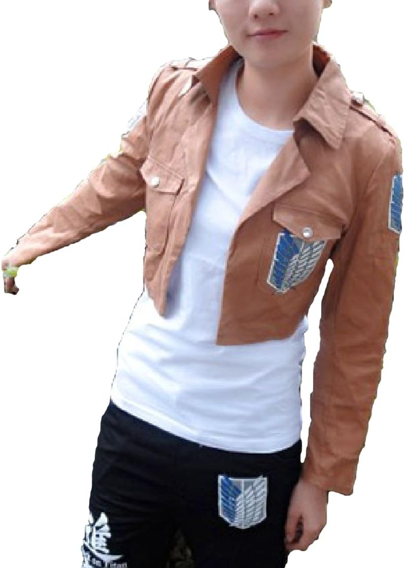 Shingeki no Kyojin Attack on Titan Jacket Coat Costume + towel (L)