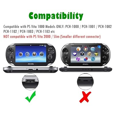 Buy 3 9ft Usb Charger Cable Compatible With Ps Vita Charging Cable Data Cord Compatible With Playstation Vita 1000 Psv With 6pcs Thumb Grip Caps Only Compatible With Ps Vita 1000 Models Online