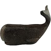 HM Treasure Gurus Small Cast Iron Sperm Whale Paperweight Nautical Whales Beach Home Desk Decor
