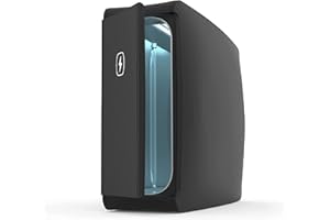 PhoneSoap XL (HomeSoap) UV Llight Sanitizer | 360° UV Sanitizing Box & Charger | Large Capacity | Sanitizes Tablets, Baby Bottles, Remotes, Toys & More (Black)