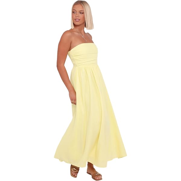 kenna strapless a-line dress Kenna Strapless Maxi Dress