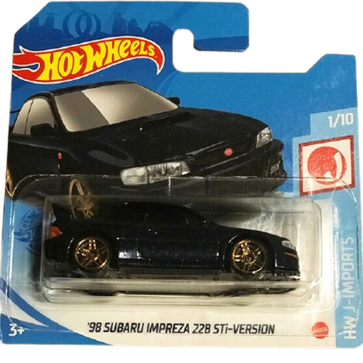 Hot Wheels '98 Subaru Impreza 22B Sti-Version HW J-Imports 1 / 10 2021 (124 / 250) Short Card