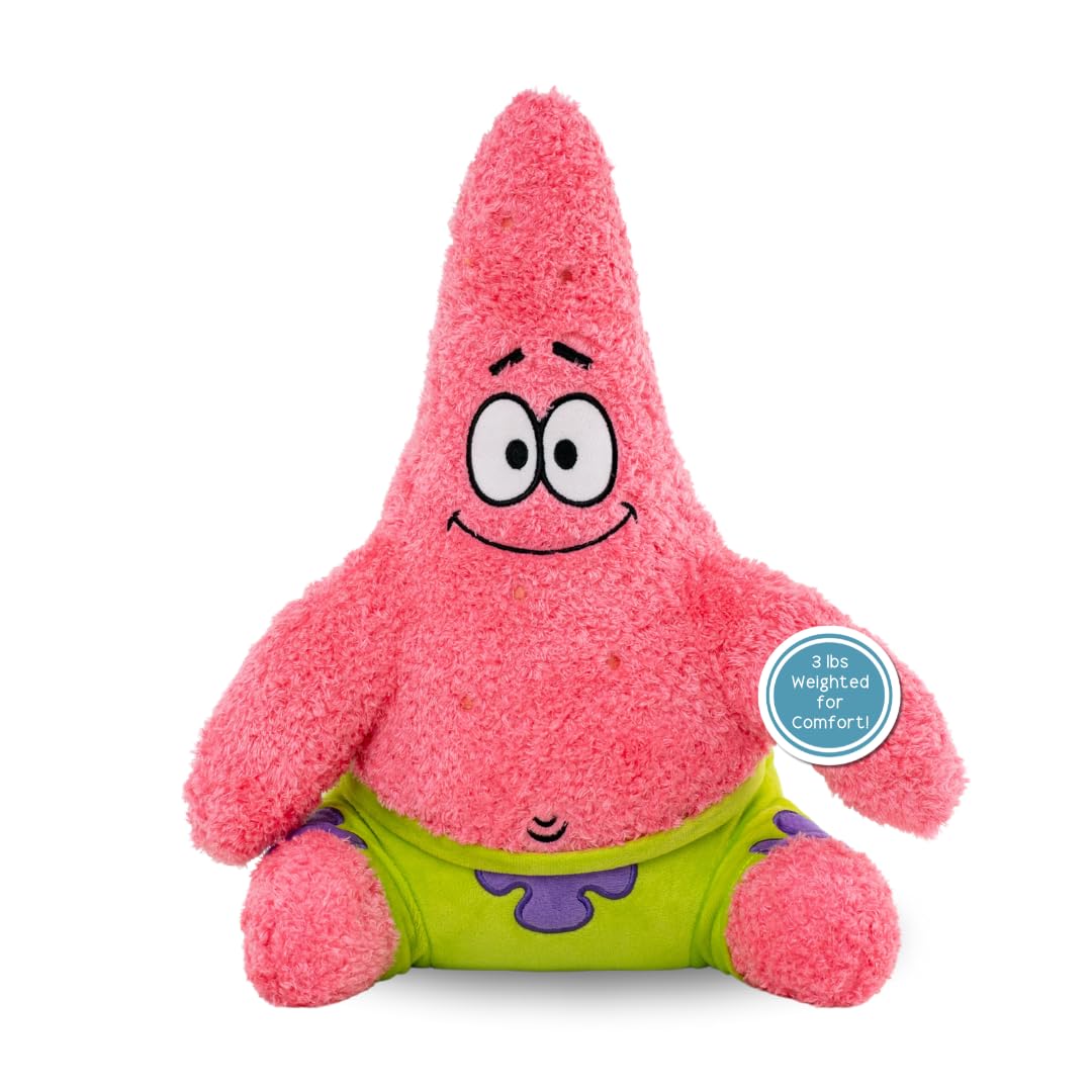 Franco Kids Bedding Super Soft Calming 3Lb Weighted Cuddle Buddy, Comfort Pillow, Patrick Star