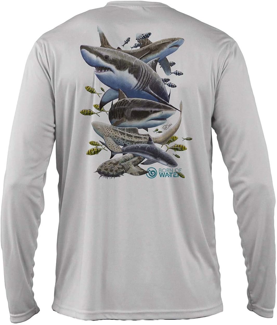 Shark Scuba Diving Shirt UV UPF+ 50 Long Sleeve Misunderstood Beauty
