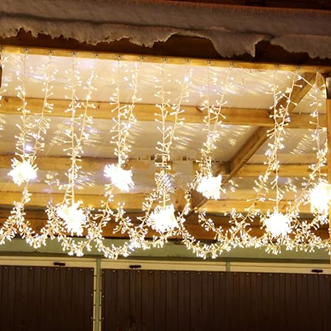 ANKOUJA LED Lichterkette 200er für Weihnachtsbaum Weihnachten Warmweiß Innen Zimmer 8 Funktiontyp-Memory-Verlaengerbar Weihna