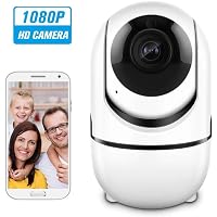 CACAGOO Video Baby Monitor with Camera and Audio, 2.4G Security WiFi Camera, Home IP Camera with Night Vision/Motion Detection, Remote Monitor with iOS, Android App - Cloud Service Available