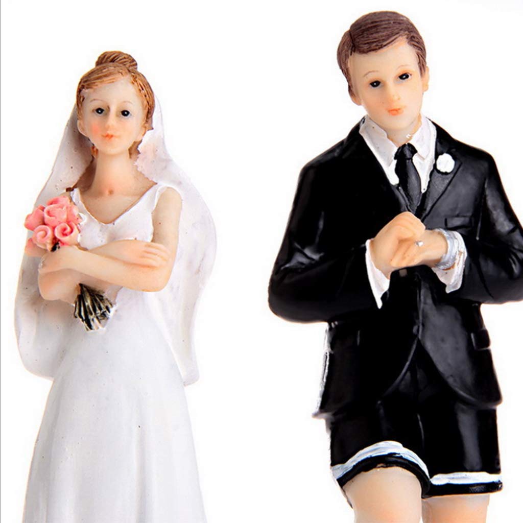 Accessoires De Decoration Ustensiles A Patisserie Napravi Rs Perfeclan 2 Pieces Gateau De Mariage Figurines De Mariee Et Marie Decor Tableau Fun Mariage Couple Figurine Pour Decorations Et Cadeaux
