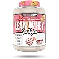 Musclesport Lean Whey Revolution™ Protein Powder - Whey Protein Isolate - Low Calorie, Low Carb, Low Fat, Incredible Flavors - 25g Protein per Scoop - 5lb Strawberry Creme