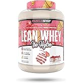Musclesport Lean Whey Revolution™ Protein Powder - Whey Protein Isolate - Low Calorie, Low Carb, Low Fat, Incredible Flavors - 25g Protein per Scoop - 5lb Strawberry Creme