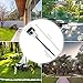 SUNNEST Solar Garden Lights Outdoor 12 Pack, LED Solar Powered Pathway Lights, Stainless Steel Landscape Lighting for Lawn, Patio, Yard, Walkway, Driveway Warm White
