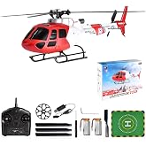 GoolRC Brushless RC Helicopter, WLtoys K150 Remote Control Helicopter, 4 Channel RC Aircraft with 6 Axis Gyro, Altitude Hold, One Key Take Off/Landing, 2 Batteries, Easy to Fly for Adults