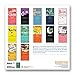 Orange Circle Studio 2018 Wall Calendar, Positive Resolutions Collected via Social Media