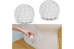 boeemi Toilet Bolt Cap Decorative 6Pack Include Ceramic Golf Screw Floor Covers & Universal Style, Delicate Bathroom Easy Installation