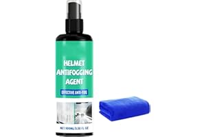 Anti-Fog Visor Spray, 100ml Motorcycle Helmet Anti Fog, Lens Cleaner Streak-Free Polishs Coating For Sports Goggles Hockey He