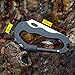 Yucharm-EDC Multi Tool 5 in 1 Carabiners tool with Knife+Screwdriver+Bottle Opener Lock Keychain For Camping Hiking with Silicone wristbands