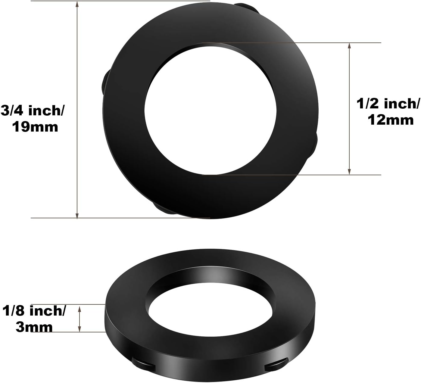 20 Pack Shower Head Washers Rubber Washers Seals, Self Locking Tabs