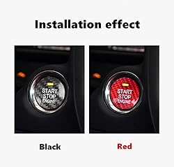 Engine Push Start Stop Button Cover Trim for Mazda