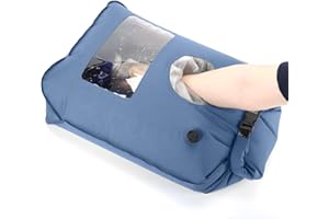 HENLISEN Wash Bag Portable Washing Machine for Camping Travel Laundry Washing Bag Baby Clothes Manual Washer Dry Bags Self-sufficient Hand Wash Clothes for Outdoor Traveller RV Backpacking Adventures Essential