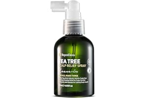 RoyceDerm Tea Tree Scalp Relief Spray: Leave-In Scalp Care for Dry, Flaky, and Itchy Scalp - Tea Tree Oil Formula for Comfort