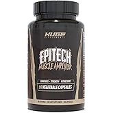Epitech® Epicatechin Supplement – Natural Myostatin Inhibitor for Muscle Growth, Optimally Dosed, Added BioPerine® for Maximum Absorption, Boosts Endurance, Nitric Oxide & Recovery – 90 Servings