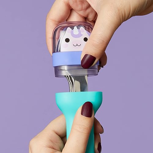 ZOKU Kids Pocket Utensil Set, Unicorn Stainless Steel Fork