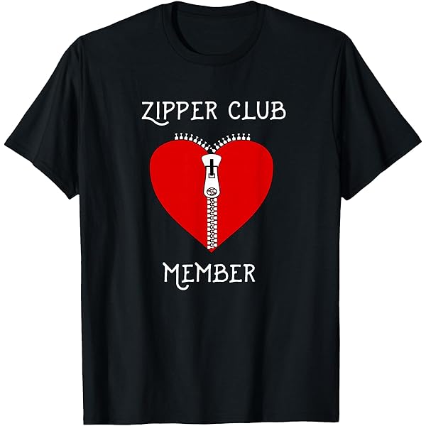 Amazon.com: Zipper Club Member Graphic Heart Surgery Survivor T