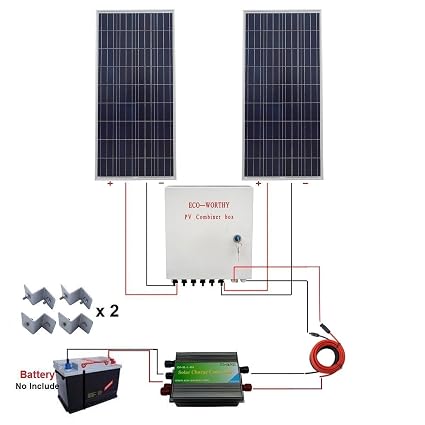 Amazoncom Eco Worthy 300 Watt Solar Panel Off Grid Rv
