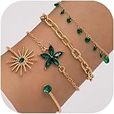 Harry and Henry Dainty Stackable Bracelets for Women Colorful Bracelet Stack Red Green Pink Black Blue Jewelry Gifts