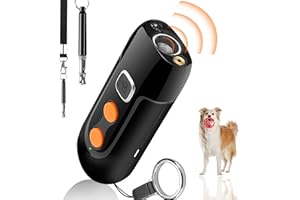 HGFLMR Ultrasonic Barking Control Devices, Bark Control Devices, Anti Bark Device, Stop Bad Dog Behavior Rechargeable Dog Training Device, 3 Different Frequency Dog Bark Training Devices.