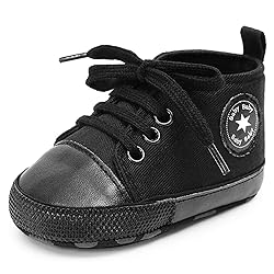 KKIIDDSS Unisex Baby Girls Boys Canvas High-top