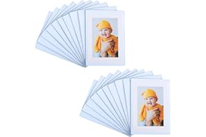 SULEPE 2.5 x 3.5 Magnetic Polaroid Picture Frame Sleeve Pocket, Instax Mini Frame Photo Magnets for Refrigerator, Wallet Size Photo Frame, 20 Pack