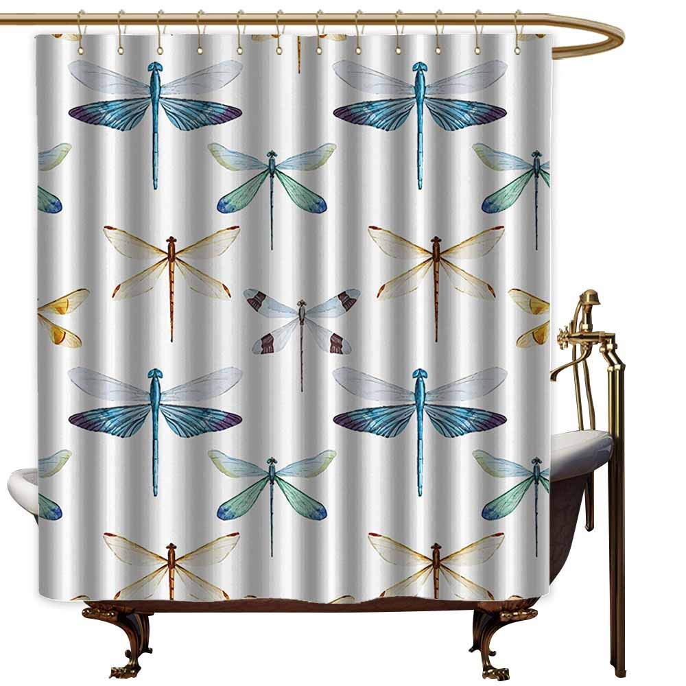 Amazon Com Godves Kids Bathroom Shower Curtain Dragonfly