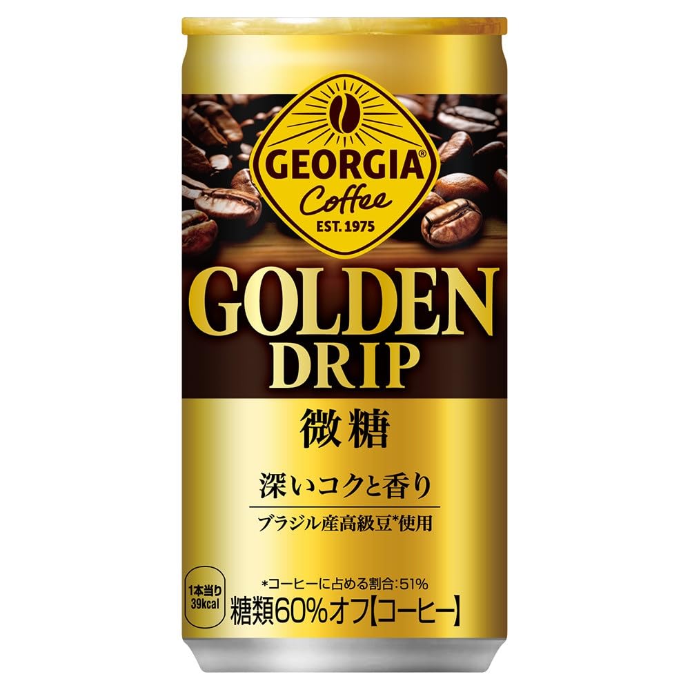 コカ・コーラ ジョージア ゴールデンドリップ 微糖 185g缶 ×30本商品画像