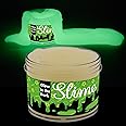 Galaxy Glow in The Dark Slime for Kids - 7OZ Party Favor Pack - DIY Putty Sludge Toys for Stress Relief and Educational Games - Clear Slime for Girls and Boys