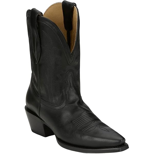 Free People New Frontier Black Leather Western Boots Booties US 8 Free People: New Frontier Western Boot - J. Cole Shoes main image 2