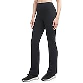 Danskin Womens Active High Waist Straight Leg Yoga Pants